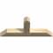 Ekena Millwork Portland Rough Sawn Timber Gable Bracket, Douglas Fir, 36"W x 15"H x 4"D x 4"F, 10/12 Pitch GBW036X15X0404POR00RDF - alternate 3